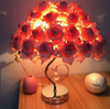 Rose bush table lamp