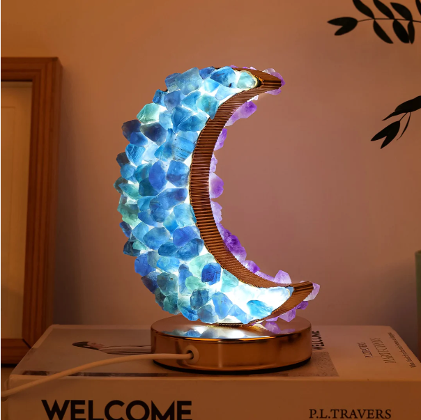 Crystal Moon Lamp