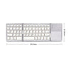 Folding Keyboard Bluetooth with Touchpad